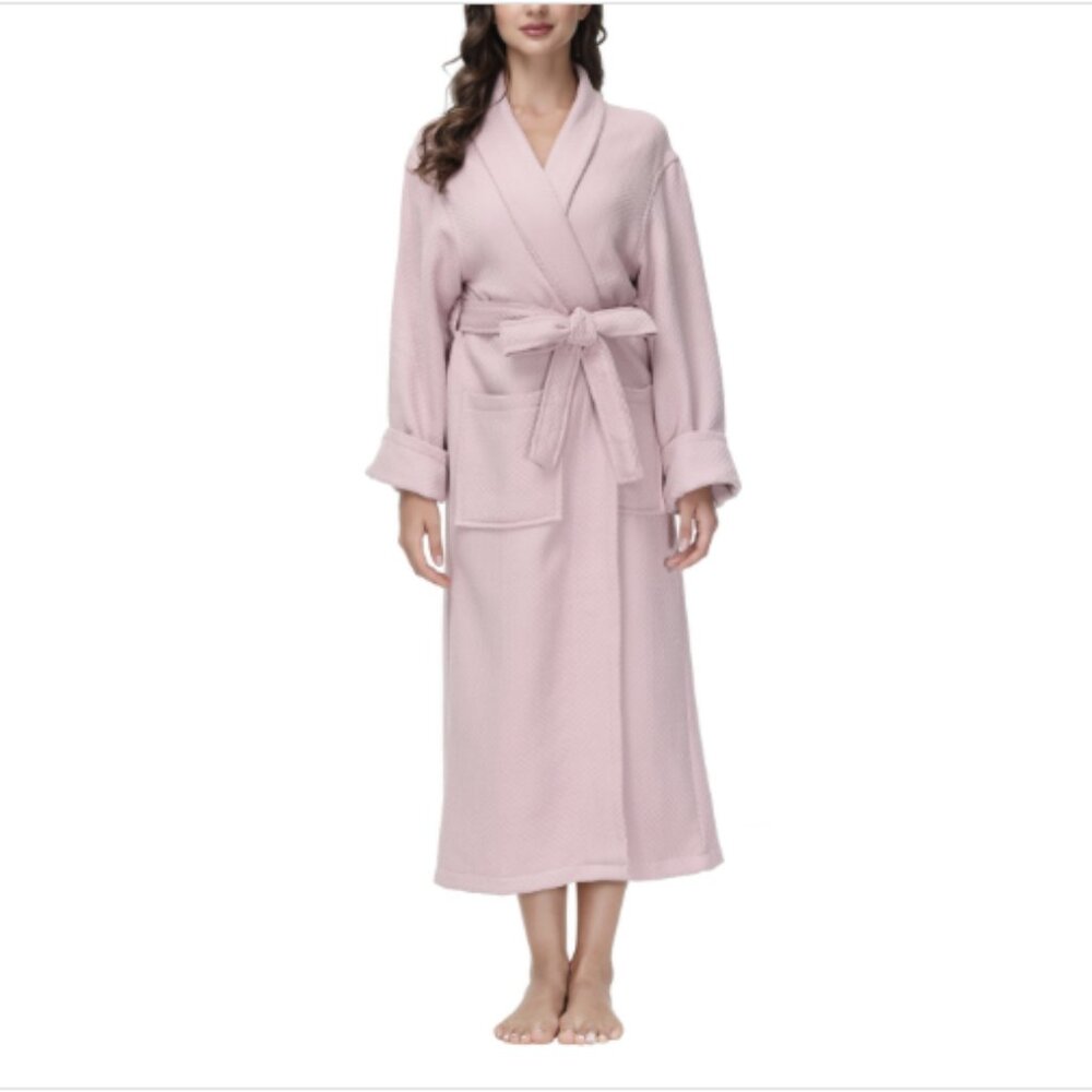 Women's INK+IVY Diamond Waffle Look Robe, NWT